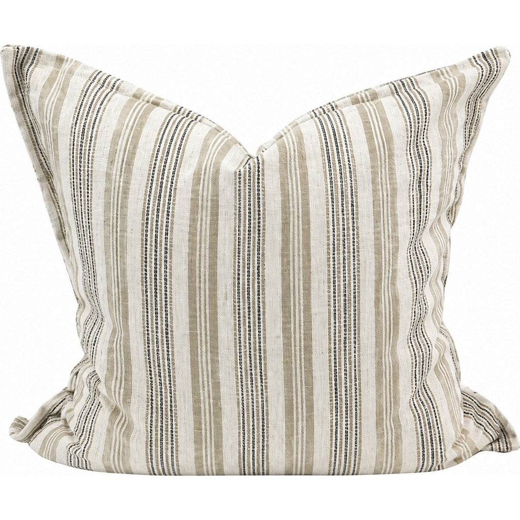 Snugg & Co Striped Cushion - Stone