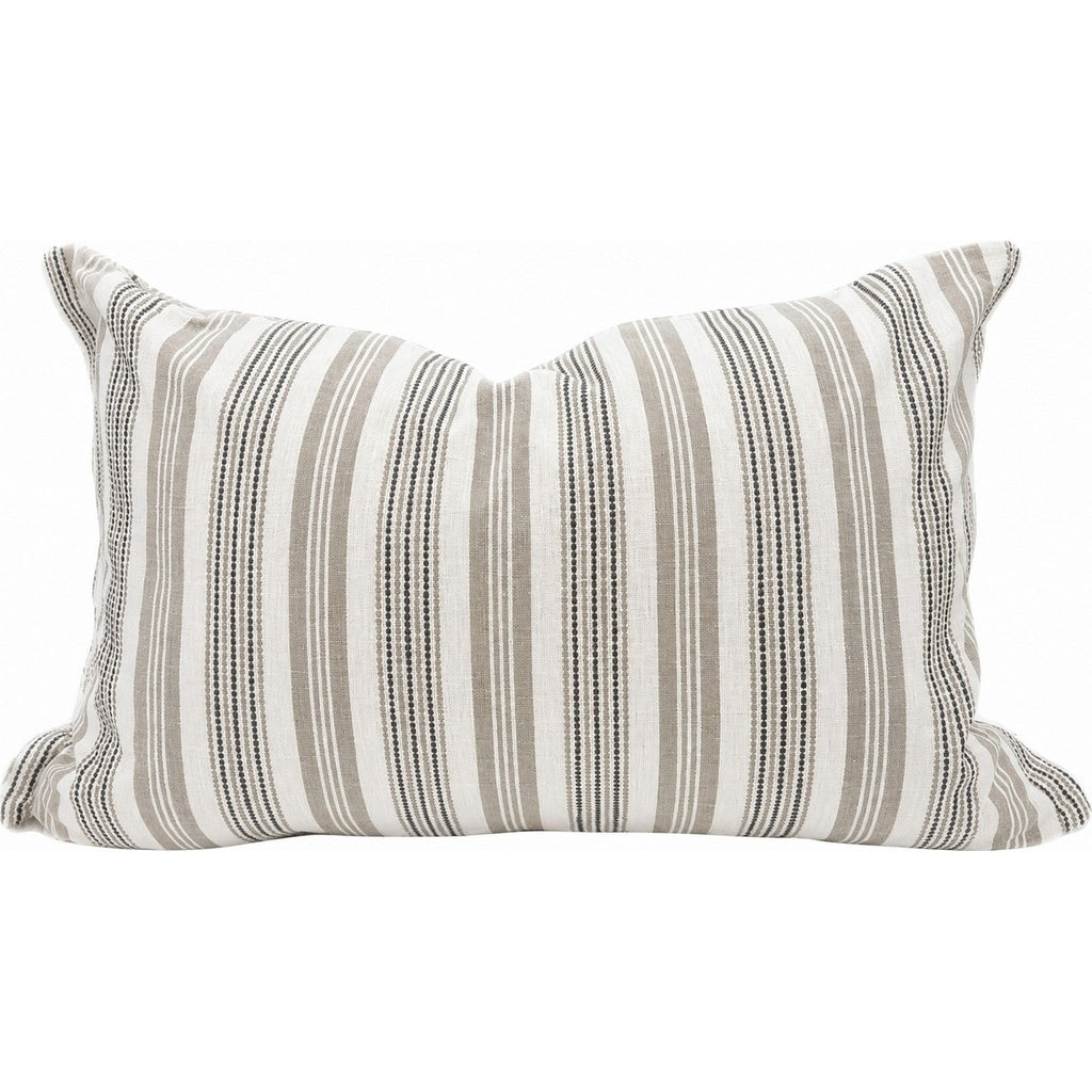 Snugg & Co Striped Cushion - Stone