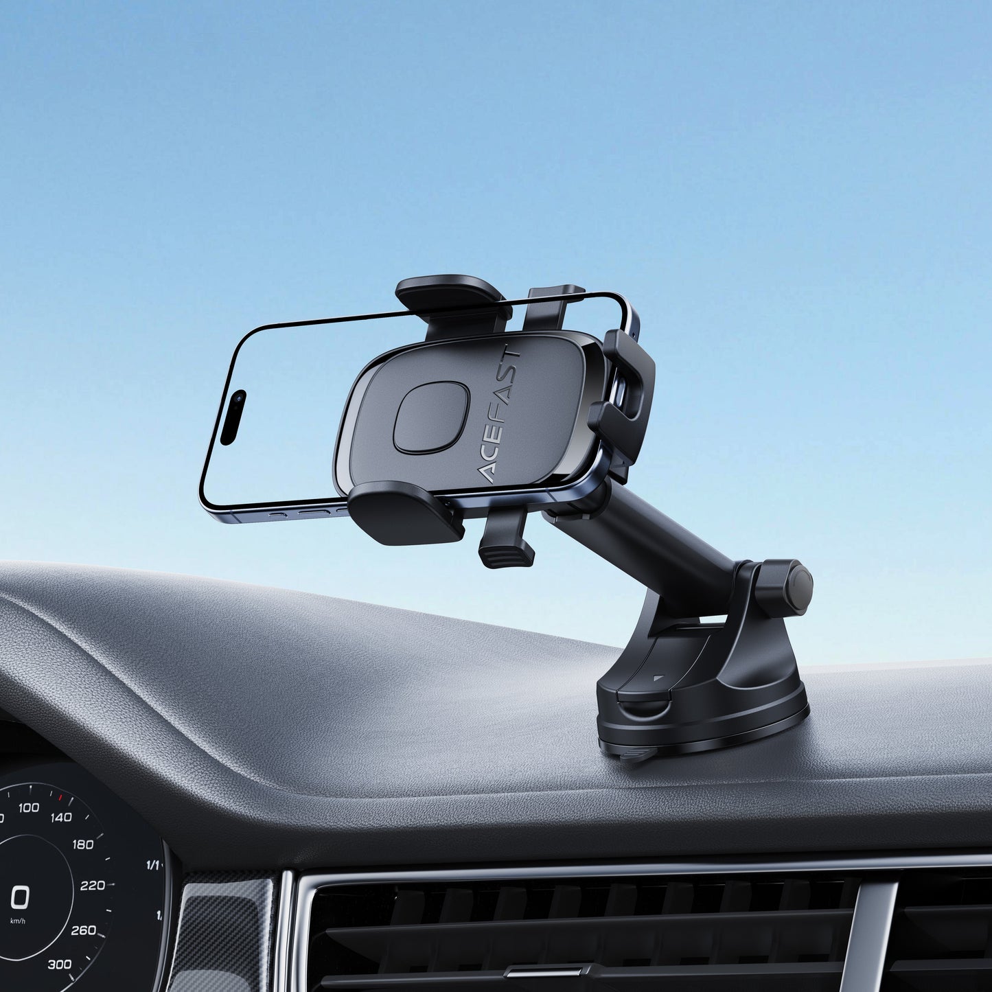 Easy-Lock Phone Holder for Windshield / Dashboard (D57)