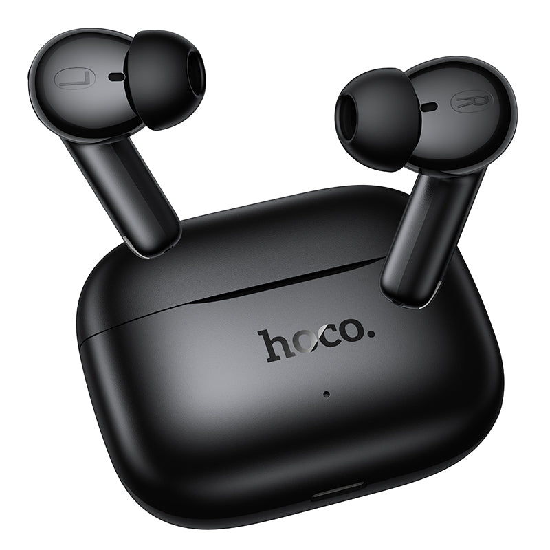 Semi-In-Ear TWS Earbuds with 7 Hours, Carry Case and Snap Hook (EQ30) White