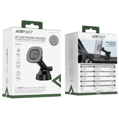 Premium Magnetic Windshield / Dashboard Phone Holder with Round Magnet (D45)