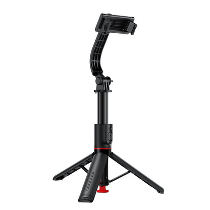 Premium 1.05m Selfie Stick with Drop-to-Open Tripod | Portable Aluminum Stand with Bluetooth Remote (E42)