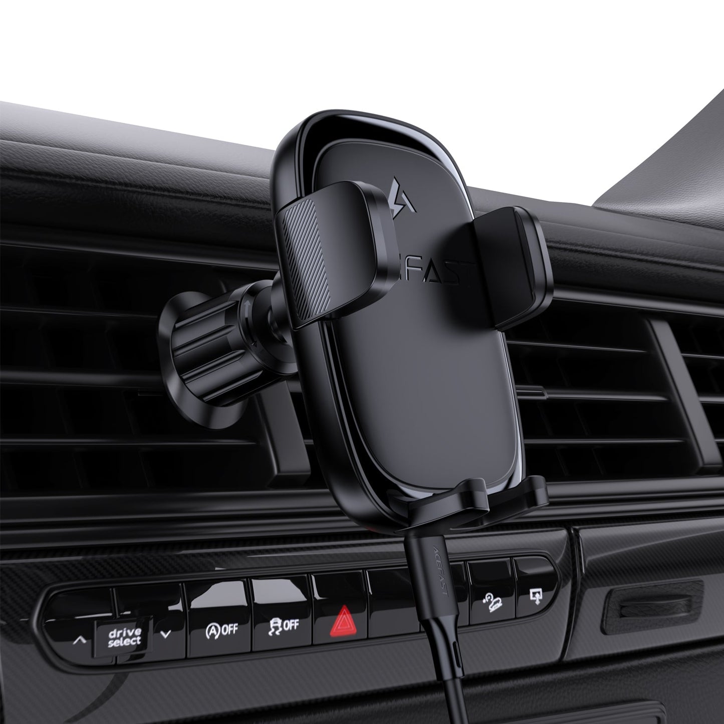 15W Wireless Charging Phone Holder for Air Vent (D48)