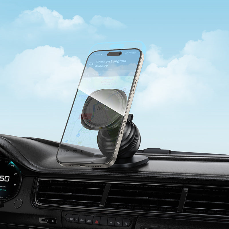 Round Magnetic Dashboard Phone Holder with Multi-Angle Adjustment (H103)