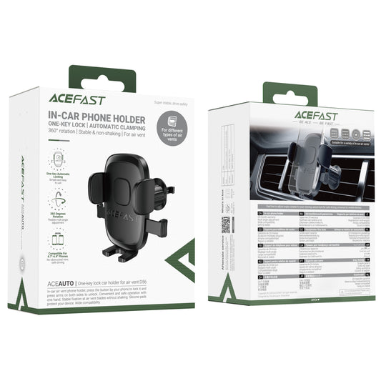 Easy-Lock Phone Holder for Air Vent with Hook Locking (D56)
