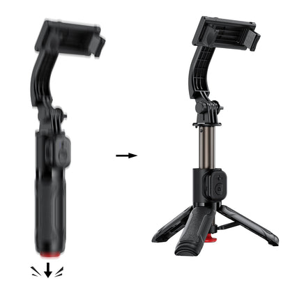 Premium 0.63m Selfie Stick with Drop-to-Open Tripod | Mini Portable Aluminum Stand with Bluetooth Remote (E43)