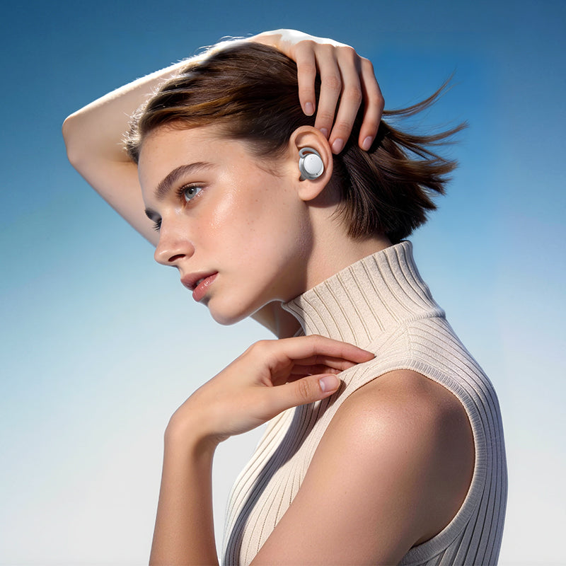 Comfortable Bean-Style Mini TWS Earbuds with 7 Hours, IPX4 Waterproofing (EW207)