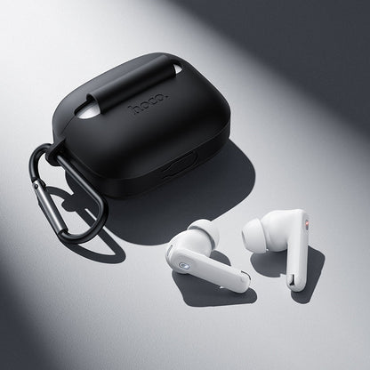 Semi-In-Ear TWS Earbuds with 7 Hours, Carry Case and Snap Hook (EQ30) White