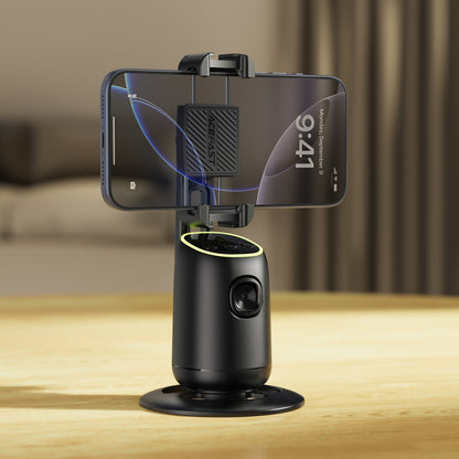 360° AI Face Tracking Smart Mount | Auto-Tracking PTZ Phone Holder for Vlogging & Streaming (E44)
