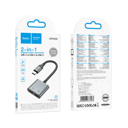 2 in 1 USB-C to 2x USB-C Adaptor (UPA34A)