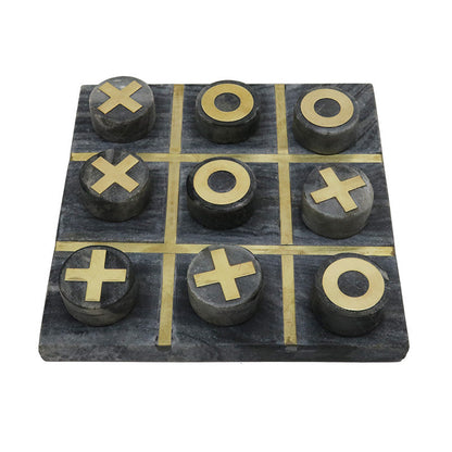 Tic Tac Toe Marble Grey