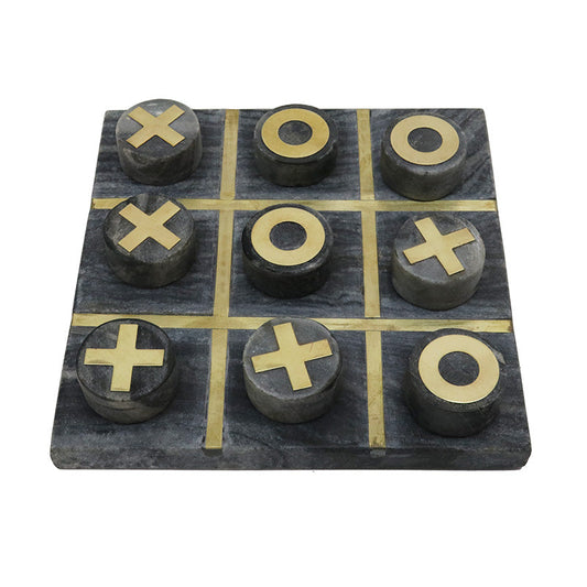 Tic Tac Toe Marble Grey