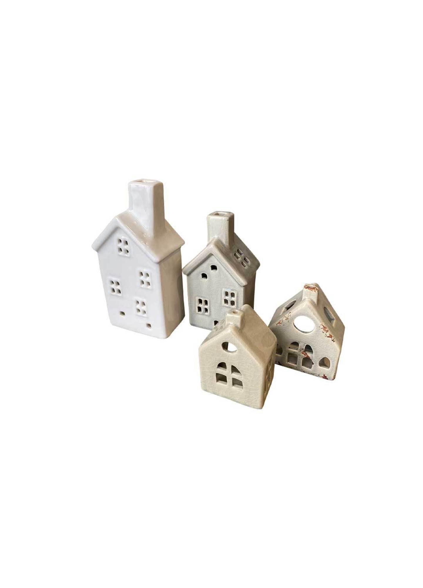 House With 2 Windows Tealight Holder