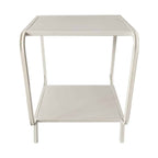 Samui Metal Side Table - White