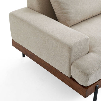 Alya Feather Foam 3 Seat Sofa