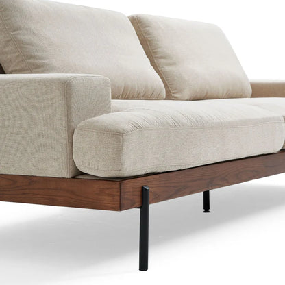 Alya Feather Foam 3 Seat Sofa