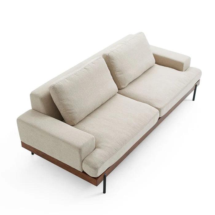 Alya Feather Foam 3 Seat Sofa
