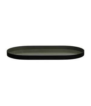 STUDIO Felix Oval Tray Army Green detail