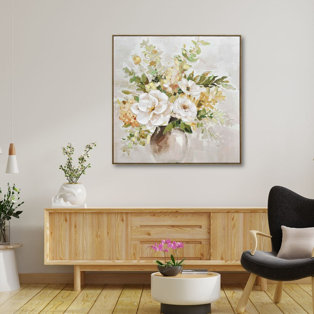Bouquet Delight Wall Art in living room