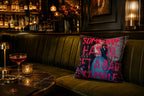 Slogan Velvet Cushion - Bad Example