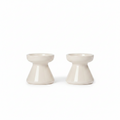 BROSTE Vase Solai Squat – Taupe Warm Grey Set/2