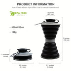 Collapsible Water Bottle - Black