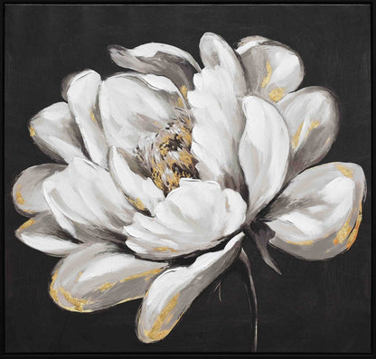 Camelia with Gold Foil Wall Art