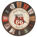 Route 66 Wall Clock