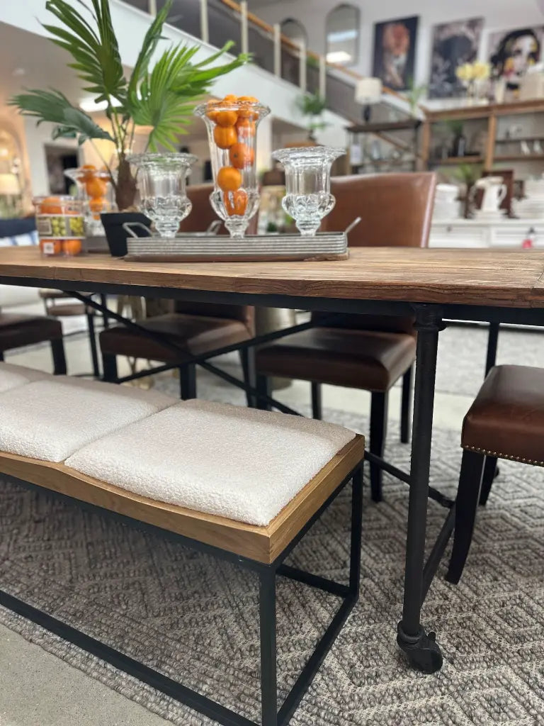 Reclaimed Elm Dining Table - 2300mm
