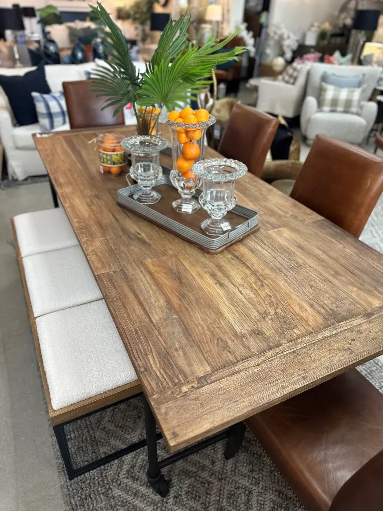 Reclaimed Elm Dining Table - 2300mm