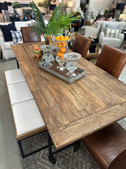 Reclaimed Elm Dining Table - 2300mm