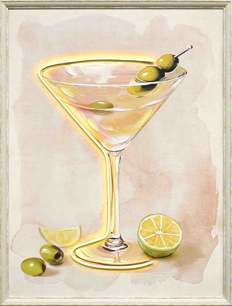 Martini LED Wall Art detail