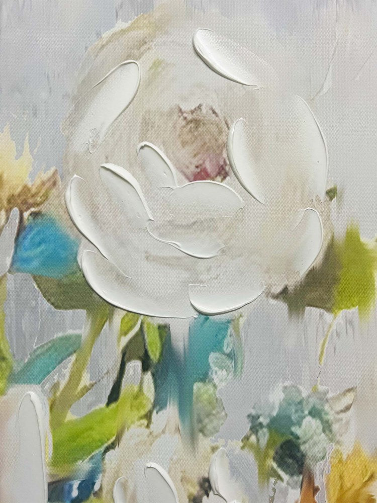 White Flowers Wall Art lifestyle