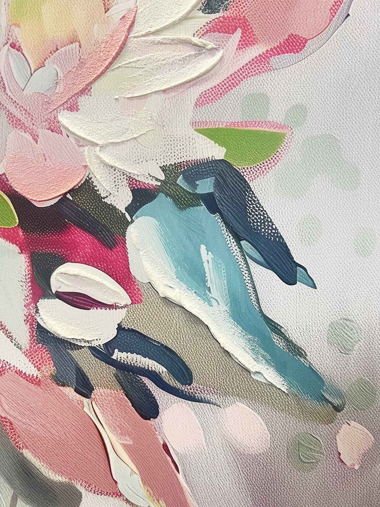 Flourish in Pink Wall Art lifestyle
