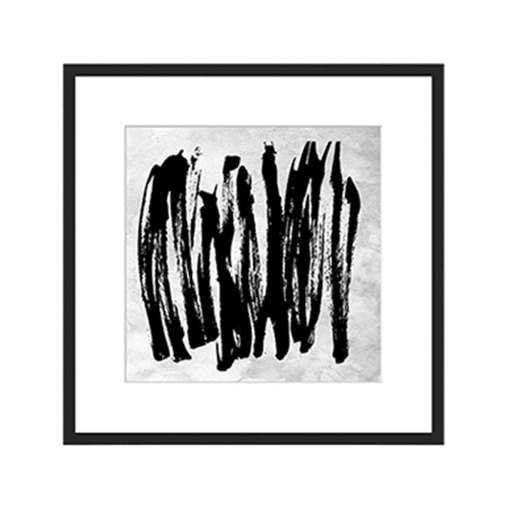 Black and White Abstract Wall Art piece 2