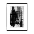 Black and White Abstract Wall Art piece 3