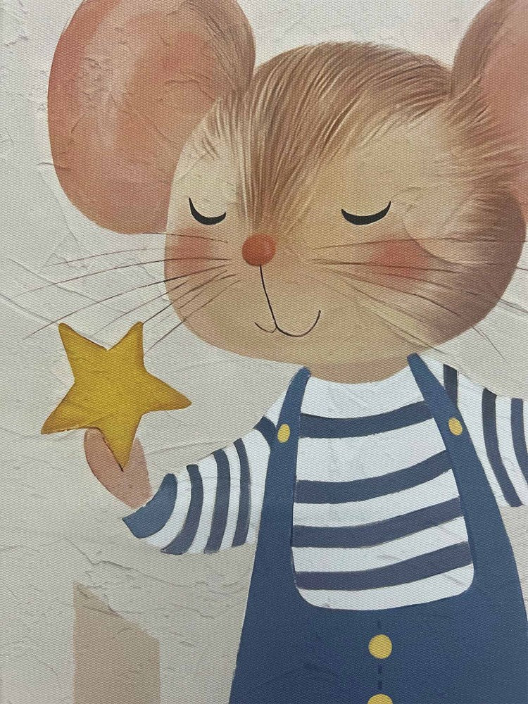Twinkle Mouse Wall Art lifestyle