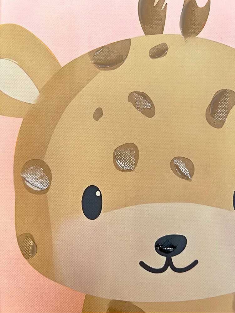 Blushing Giraffe Wall Art lifestyle