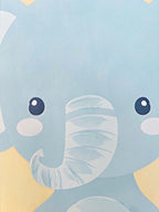 Blue Elephant Wall Art detail