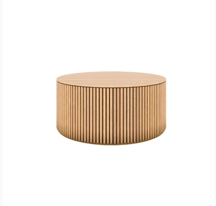 Amore Round Coffee Table - Natural