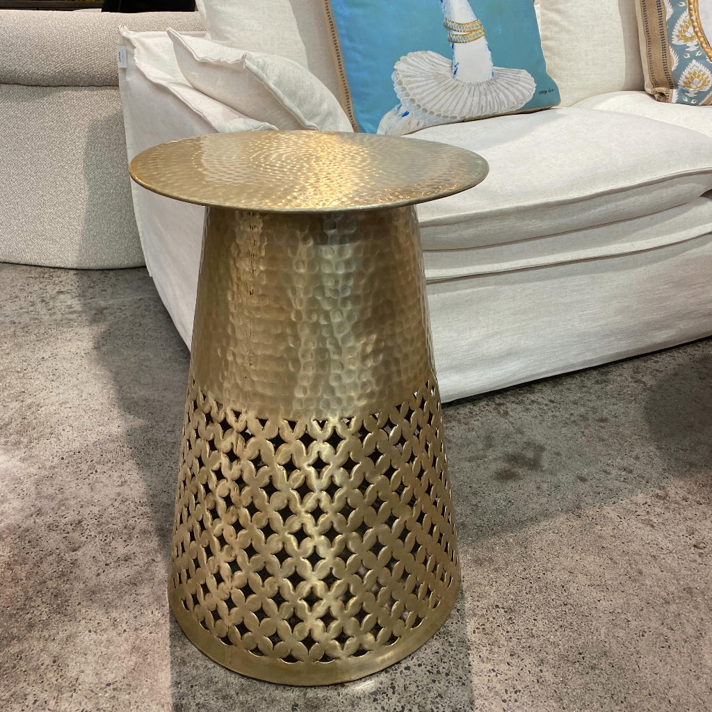Aluminium Artistic Side Table