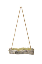 Log Cement Hanging Planter Large