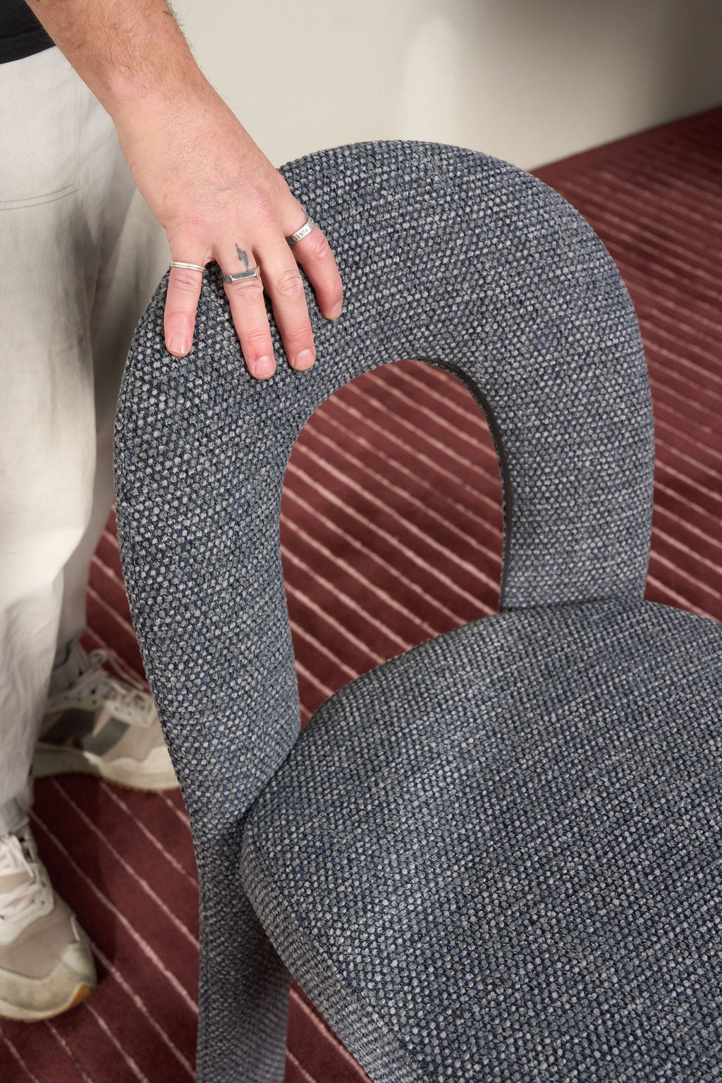 Nodi Dining Chair - Pebble Blue