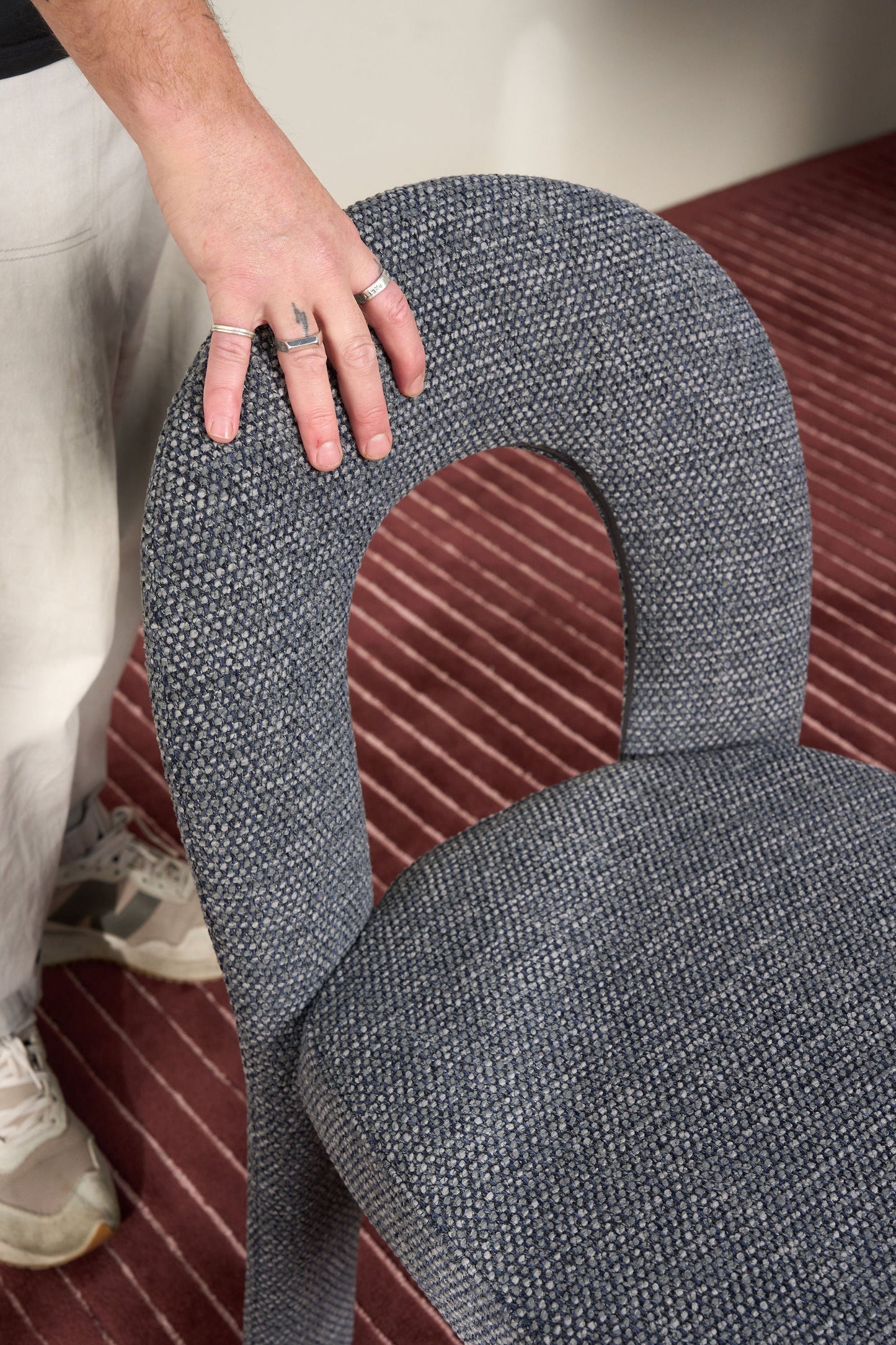 Nodi Dining Chair - Pebble Blue