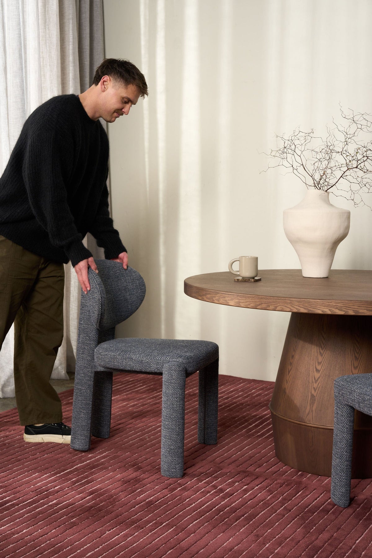 Tumo Dining Chair - Pebble Blue