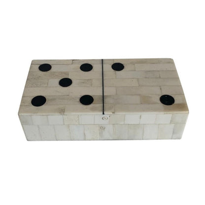 Domino Set in Bone Box