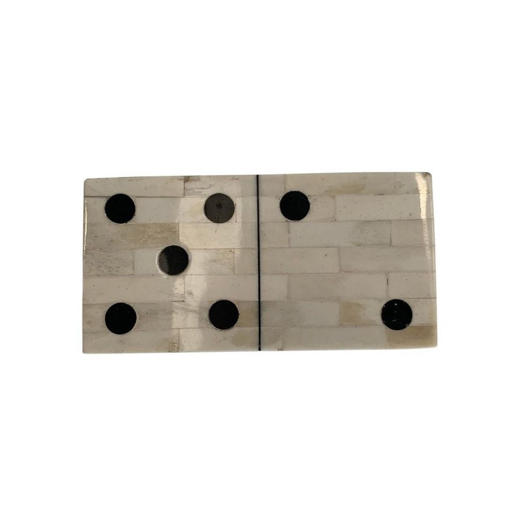 Domino Set in Bone Box