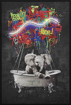 Elephant LED Wall Art detail