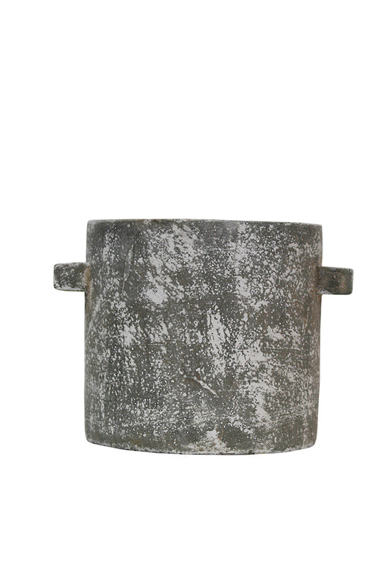 Atticus Rustic Planter w/Handles LGE
