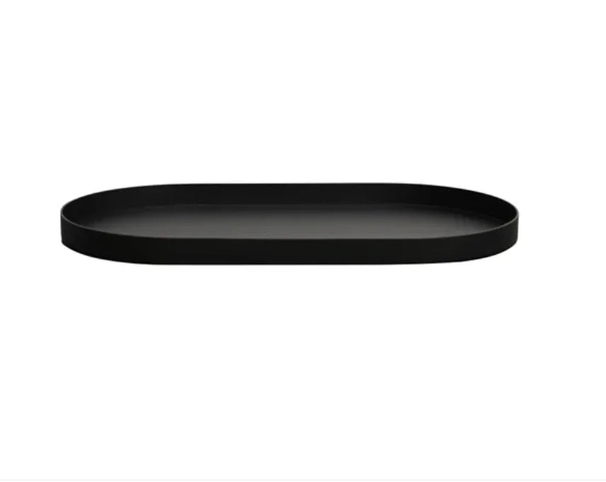 STUDIO Felix Oval Tray Black detail
